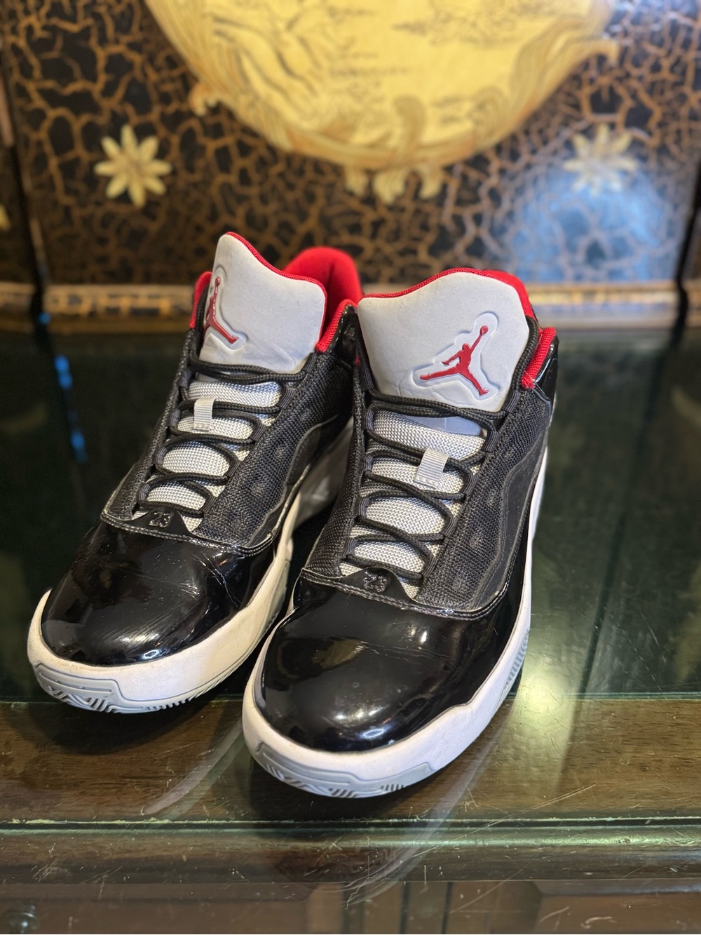 Nike Air Jordan Max Aura 2 Black Cement CK6636-006 Men’s Size 9 Basketball Shoes